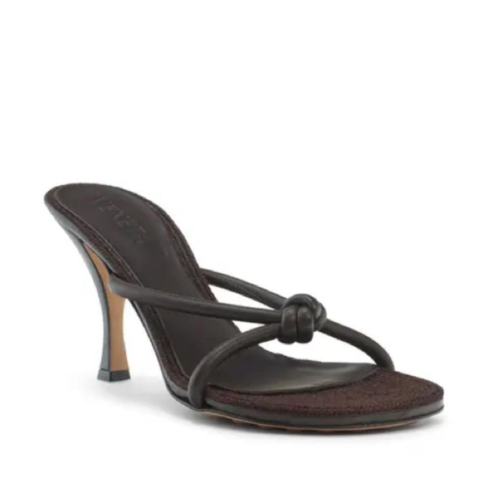 Bottega Veneta Women's Blink Knotted Strap High Heel Sandals - Toffee